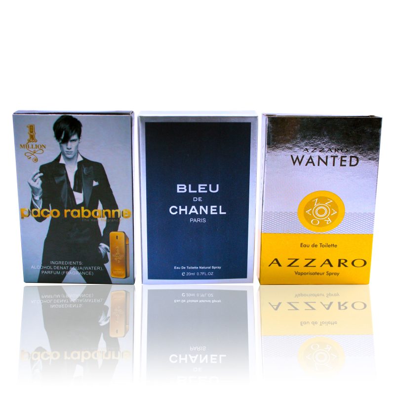 3 Testers(One Million, Bleu De Chanel, Azzaro Wanted)