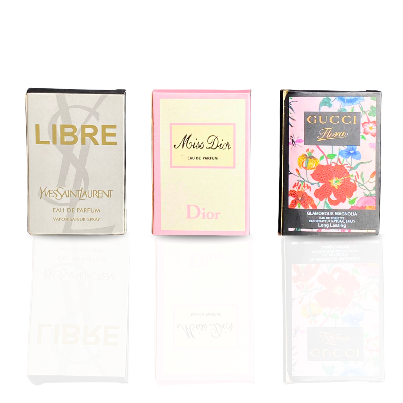3 Testers (YSL Libre Edp , Miss Dior Edp, Gucci Flora)