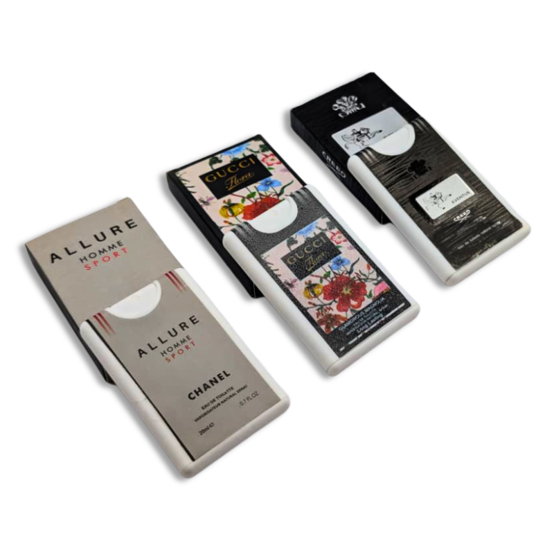 3 Testers (Chanel Allure Homme Sport , Gucci Flora, Creed Aventus)