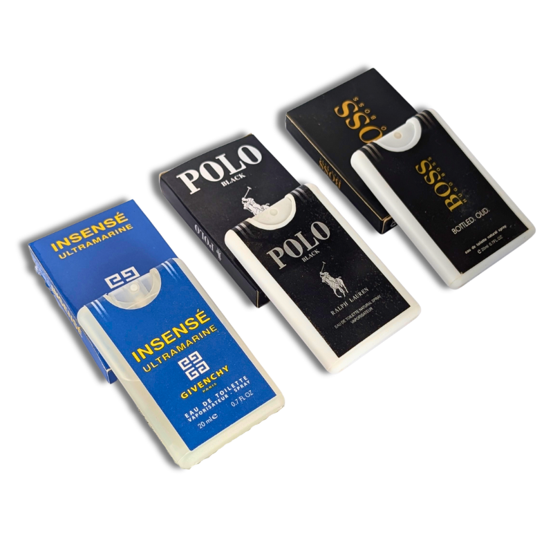 3 Testers (Givenchy Insense Ultramarine , Polo Black, Hugo Boss Bottled Oud)