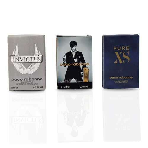 3 Testers (Invictus ,One Million Edt, Pure XS)