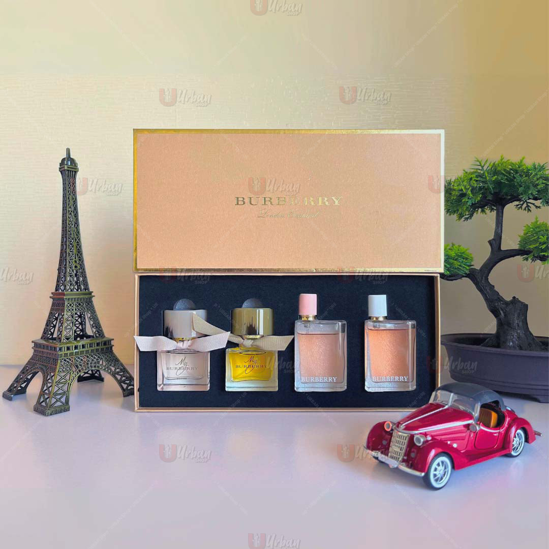 Burberry For Her 4 in 1 Perfume Gift Set (4 × 30ml))