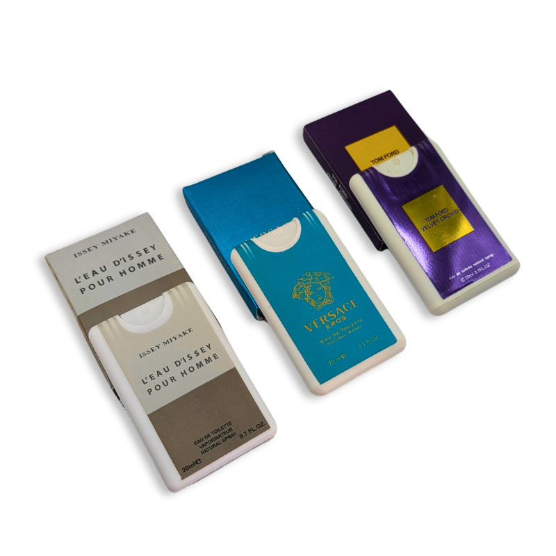 3 Testers (Issey Myake  , Versace Eros, Tom Ford Velvet Orchid)