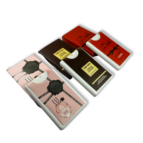 3 Testers (Flowerbomb, Tom Ford Tuscan Leather, D&G Rose)