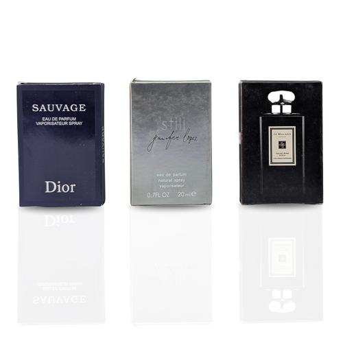 3 Testers (Jo Malone , Still Jeniffer Lopez, Dior Sauvage Edp)
