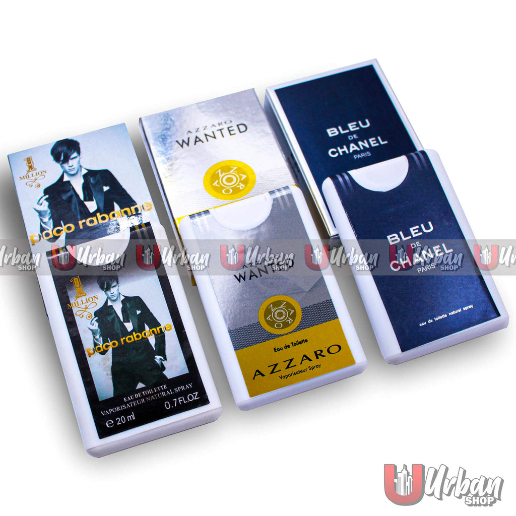 3 Testers(One Million, Bleu De Chanel, Azzaro Wanted)