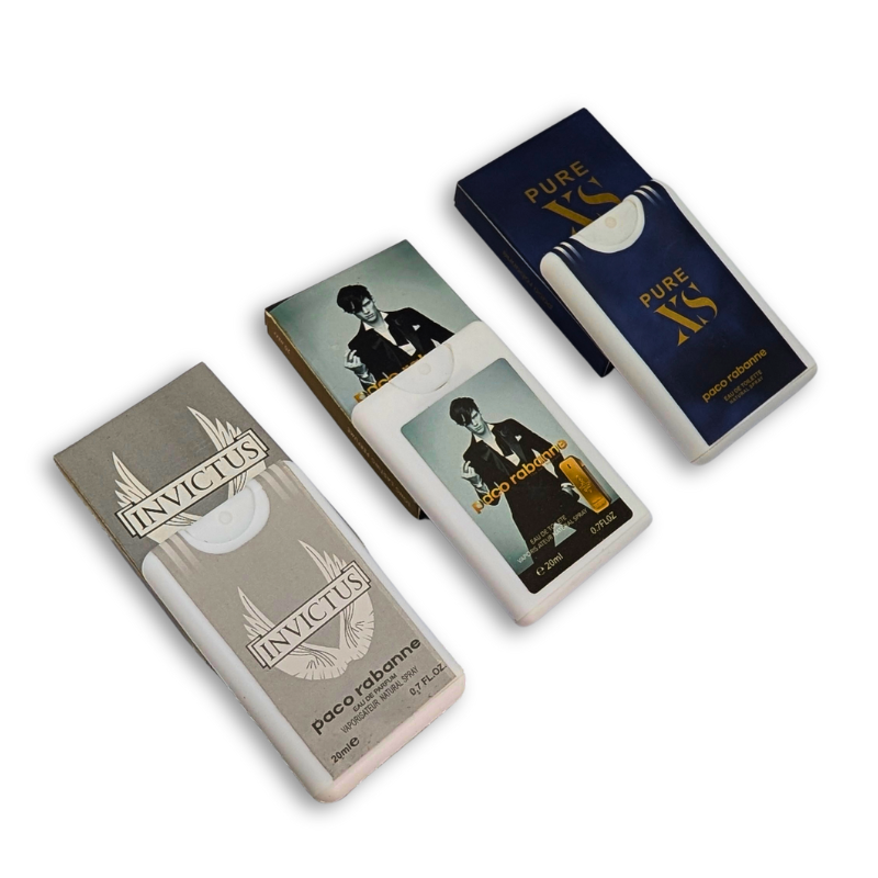 3 Testers (Invictus ,One Million Edt, Pure XS)