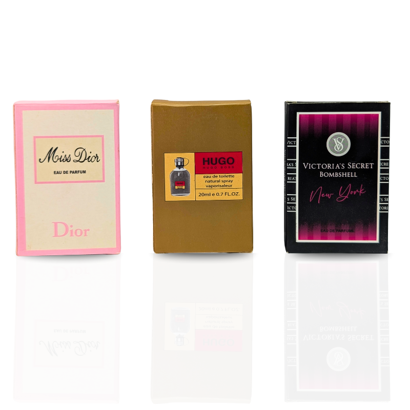 3 Testers (Miss Dior, Hugo Boss Green, Victoria’s Secret New York)