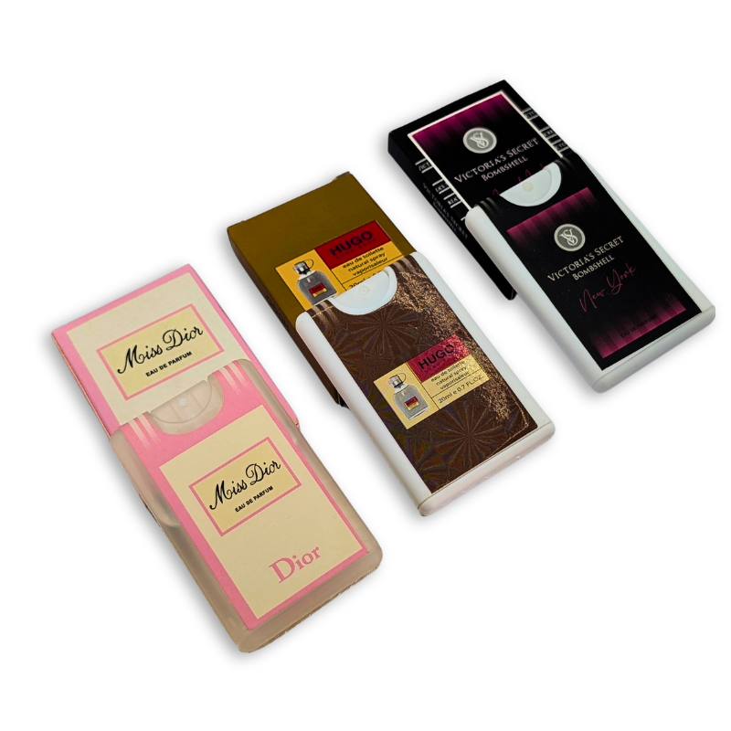 3 Testers (Miss Dior, Hugo Boss Green, Victoria’s Secret New York)