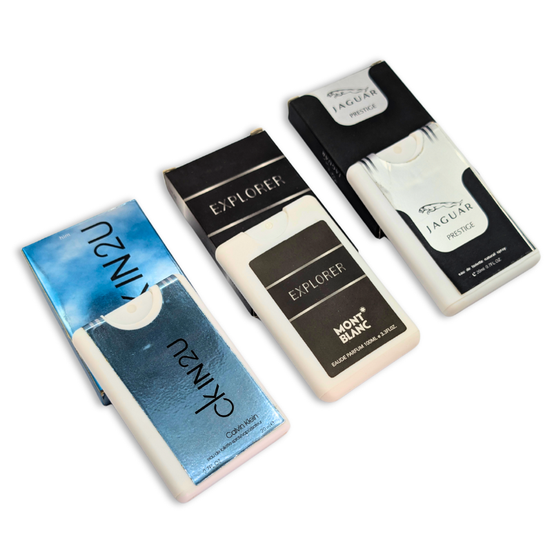 3 Testers (CK IN2U, Mont Blanc Explorer, Jaguar Prestige)