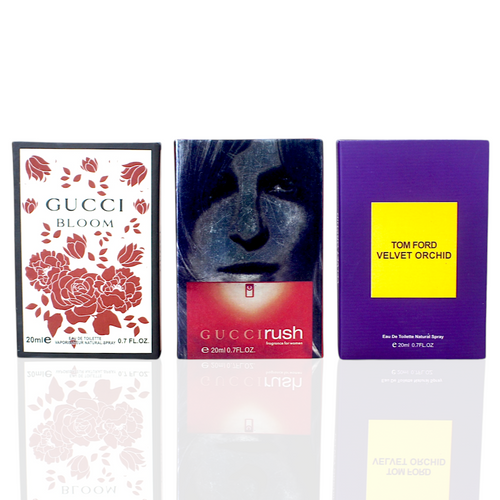 3 Testers (Gucci Bloom, Tom Ford Velvet Orchid, Gucci Rush)