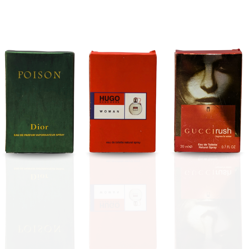 3 Testers (Dior Poison , Hugo Boss Woman, Gucci Rush)