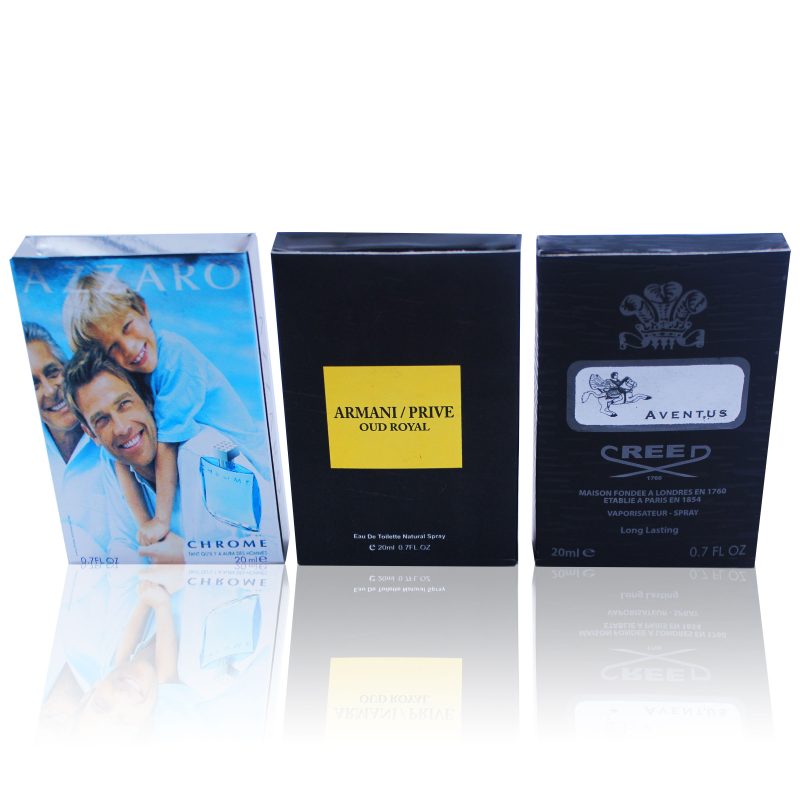 3 Testers(Azzaro Chrome , Armani Prive , Creed Aventus )