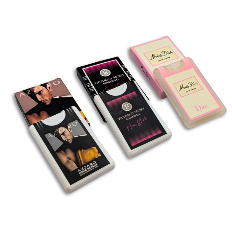 3 Testers (Azzaro Pour Homme, VS Bombshell New York, Miss Dior Edp)