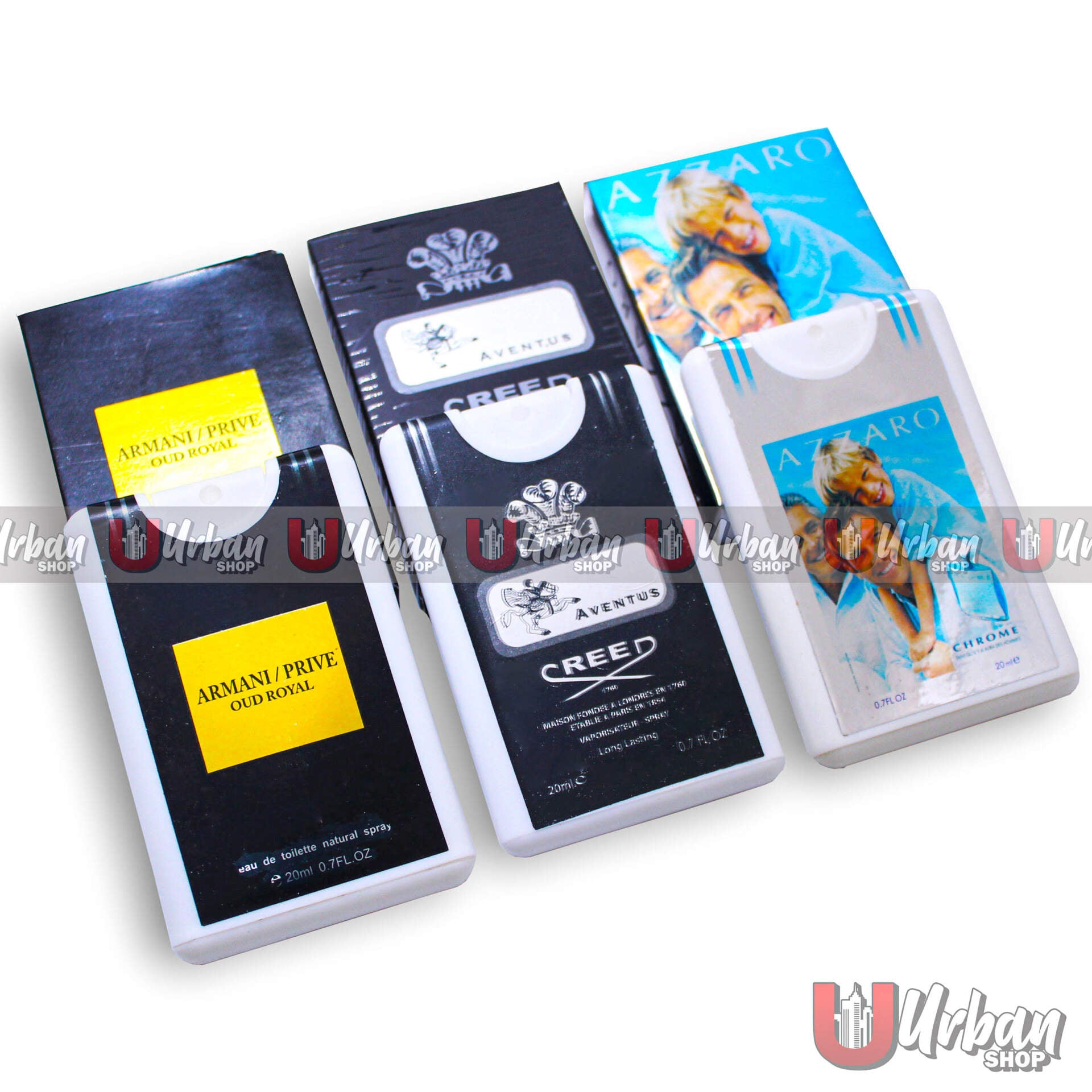 3 Testers(Azzaro Chrome , Armani Prive , Creed Aventus )