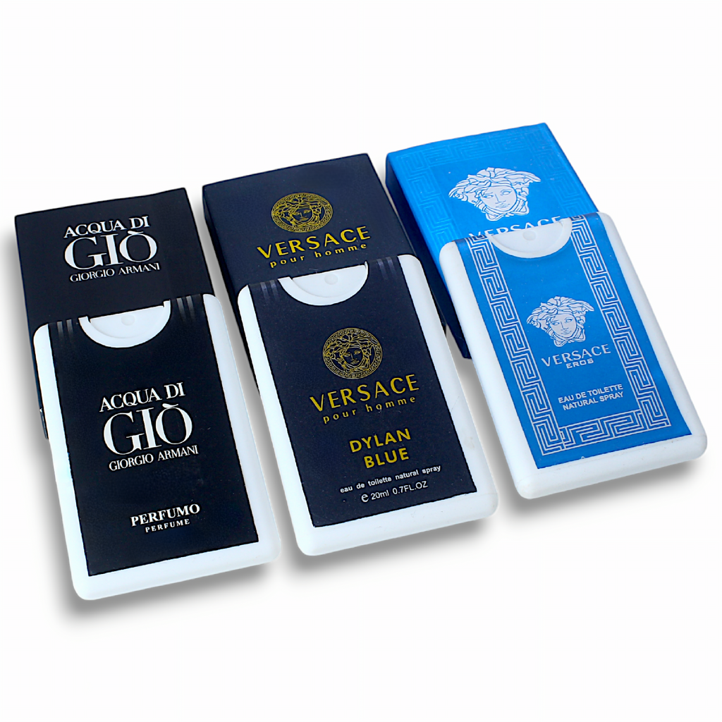 3 Testers (Versace Dylan Blue, Acqua Di Gio Profumo, Versace Eros)