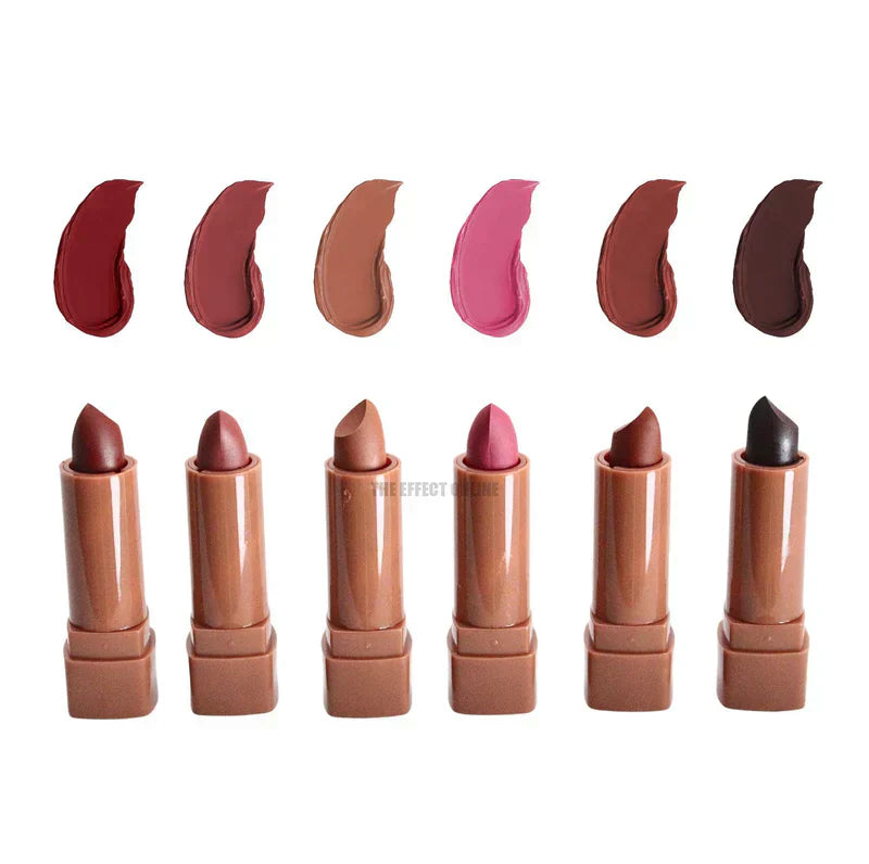 6 Colors Matte Lipstick Set - ZIOR