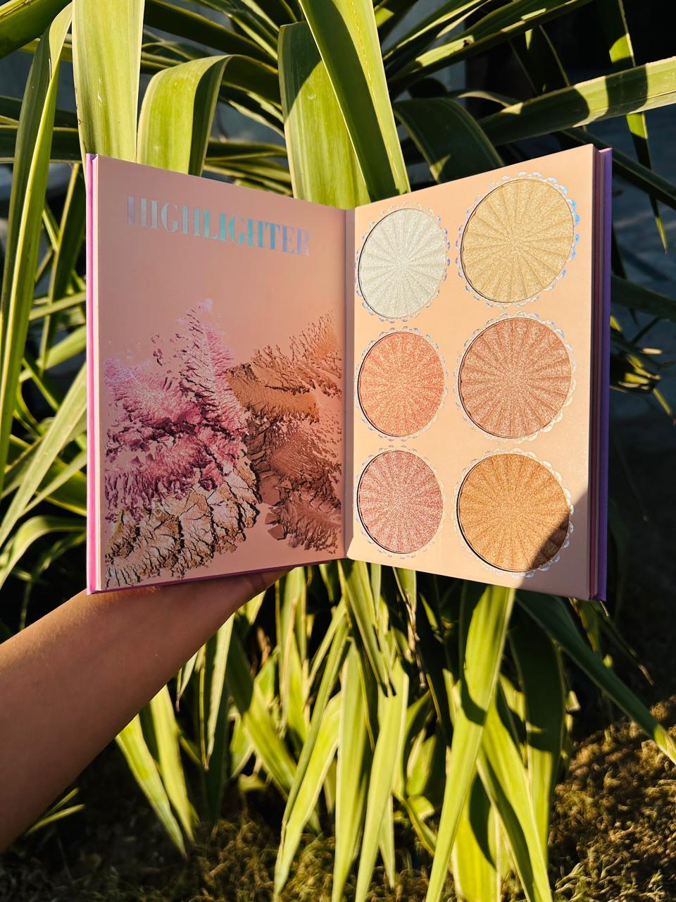 4 Pages Book Shape Matte Eyeshadow Palette - ZIOR